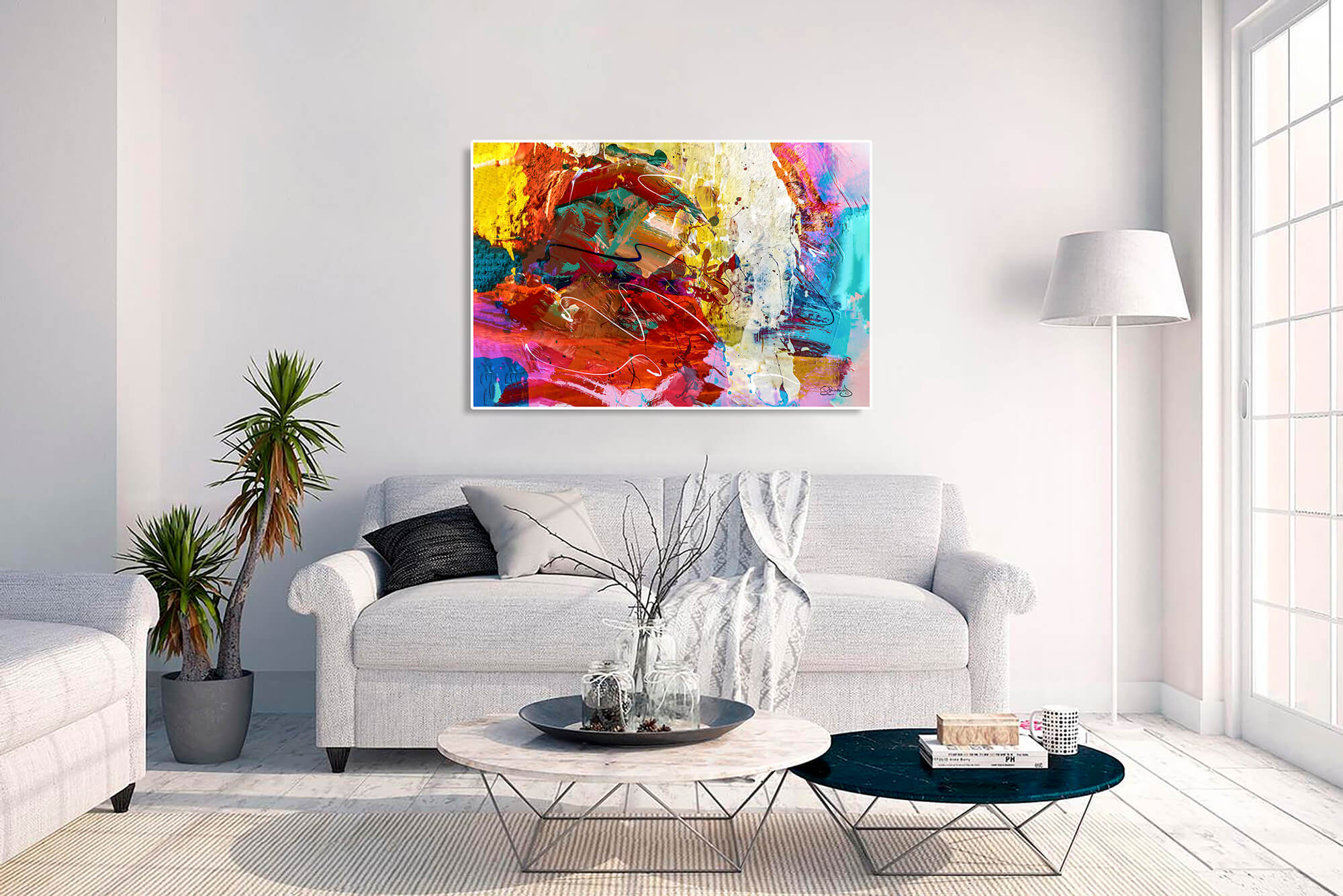 Abstract art canvas print, Abstract Home Decor Wall Art, Modern Abstract Canvas Wall Art, Fine art abstract,  Modern abstract canvas, Contemporary art, Fine art print - Image 3