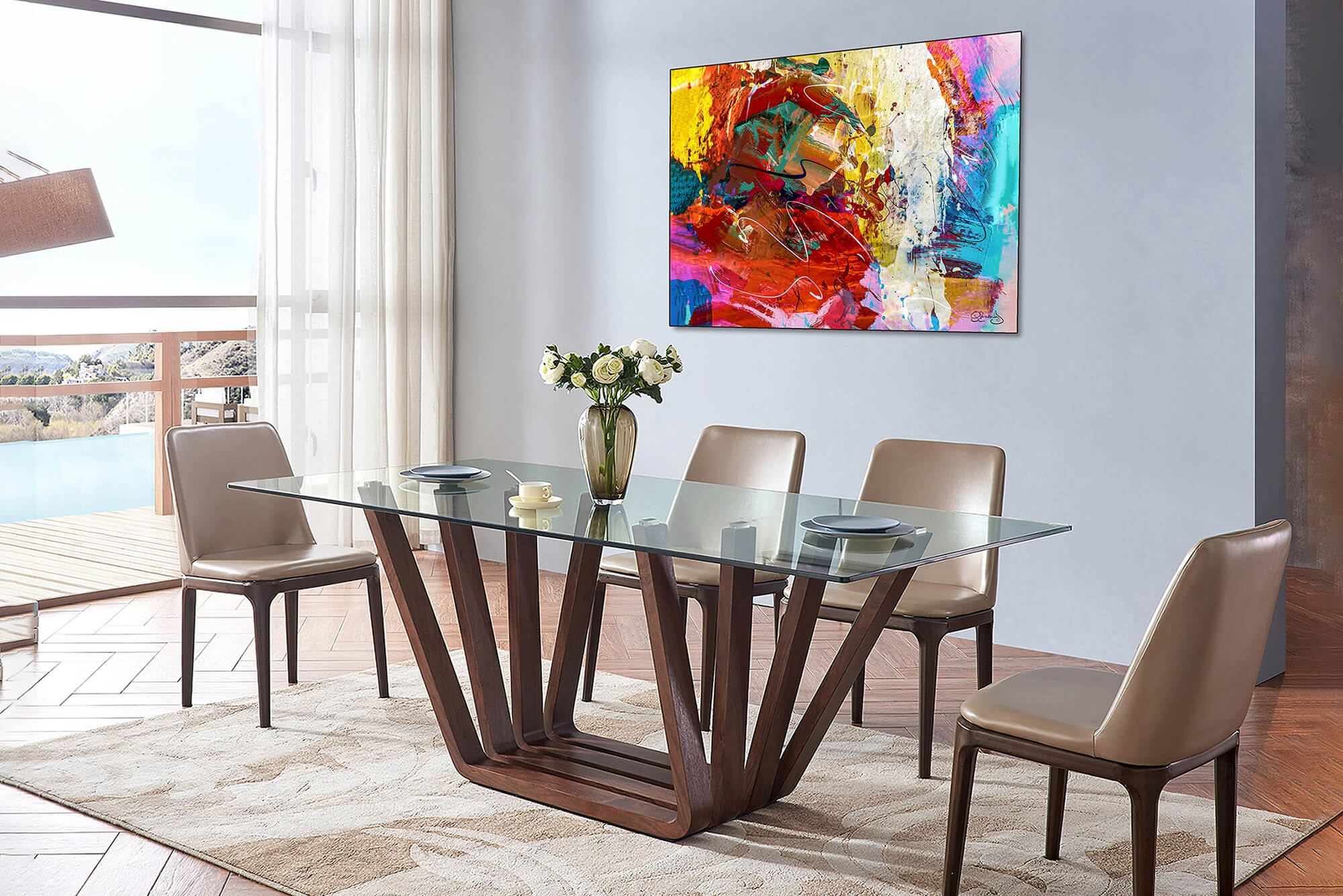 Abstract art canvas print, Abstract Home Decor Wall Art, Modern Abstract Canvas Wall Art, Fine art abstract,  Modern abstract canvas, Contemporary art, Fine art print - Image 6
