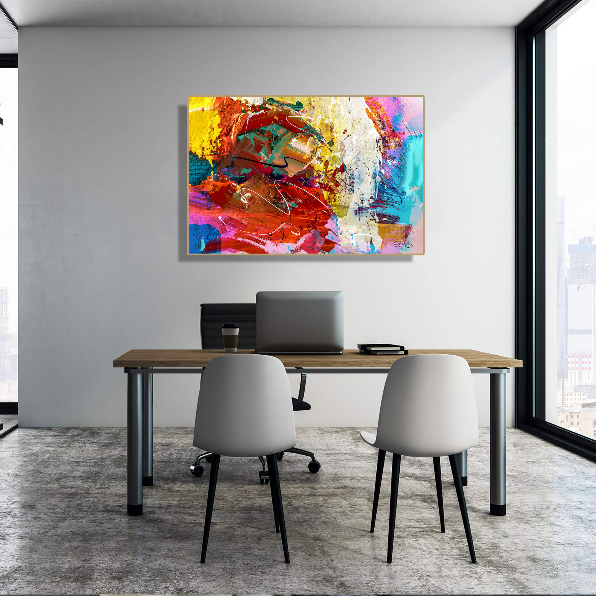 Abstract art canvas print, Abstract Home Decor Wall Art, Modern Abstract Canvas Wall Art, Fine art abstract,  Modern abstract canvas, Contemporary art, Fine art print - Image 8