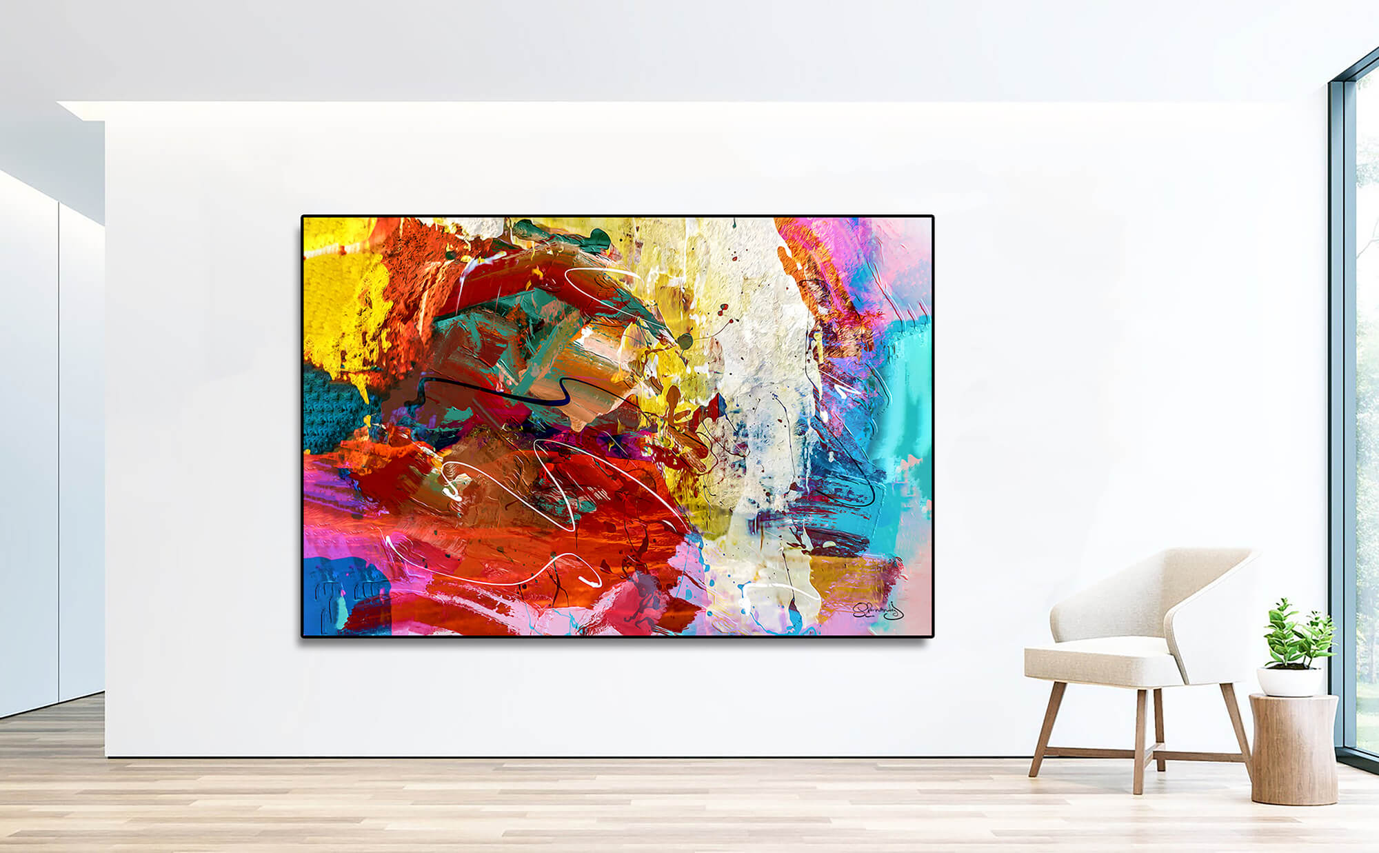 Abstract art canvas print, Abstract Home Decor Wall Art, Modern Abstract Canvas Wall Art, Fine art abstract,  Modern abstract canvas, Contemporary art, Fine art print - Image 2