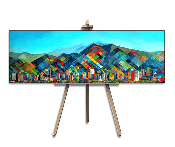 Mesmerizing Geometric Artwork Inspired by El Avila, Avila Canvas Prints Wall Art, Avila Contemporary Art, Avila Abstract Art, Vibrant Colors