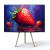 Strawberry Still Life Print, Strawberry wall decor, Abstract fruit prints on canvas, Art Abstract, Modern Art, Kitchen and dining room decor
