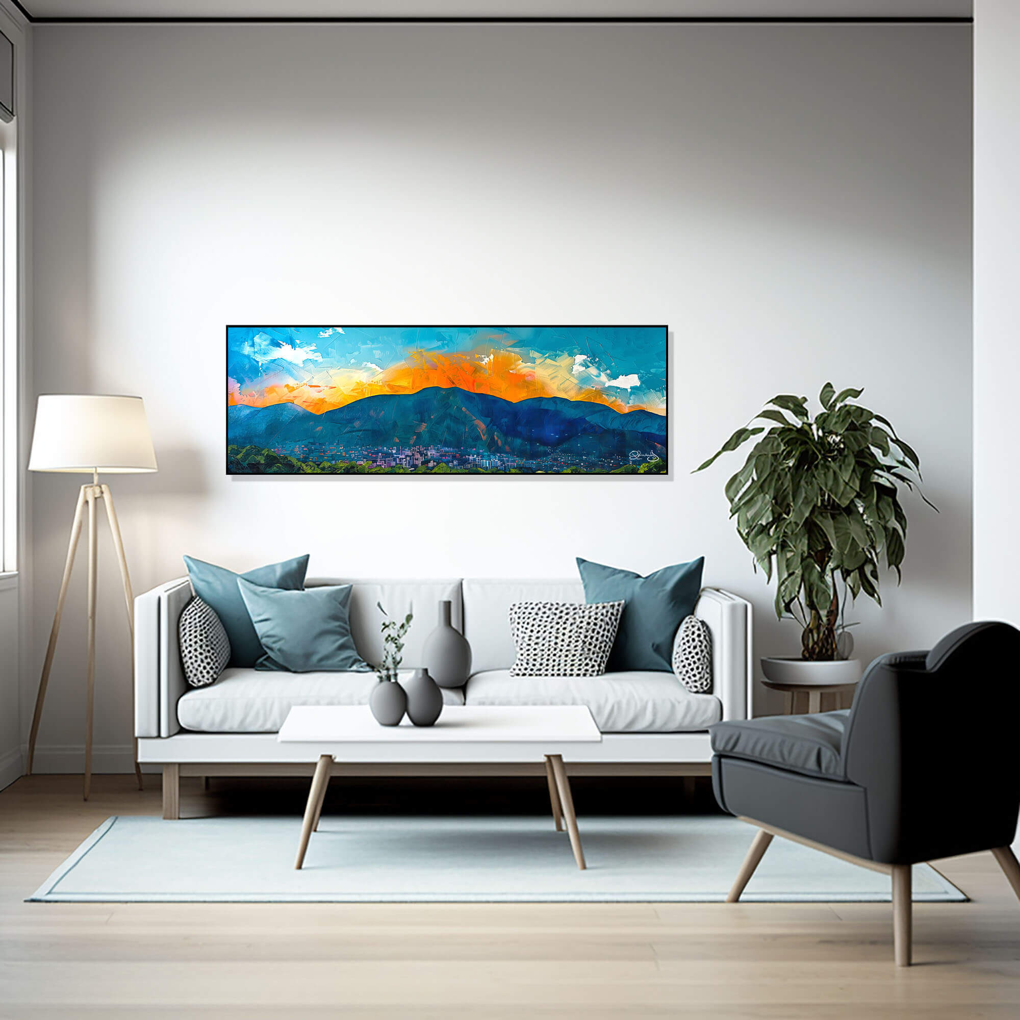 Avila Caracas Venezuela Canvas Prints Wall Art, Cuadro del Avila, Avila Fine Art, Lienzo del Avila, Giclees Printed, Avila Contemporary Art - Image 2