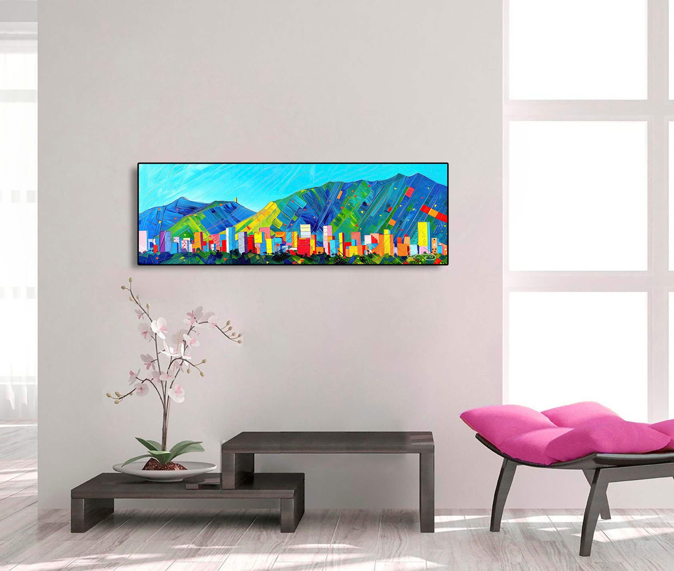 Avila Cromatico Venezuela Canvas Prints Wall Art, Cuadro del Avila, Avila Fine Art, Lienzo del Avila, Giclees Printed, Avila Contemporary Art - Image 2