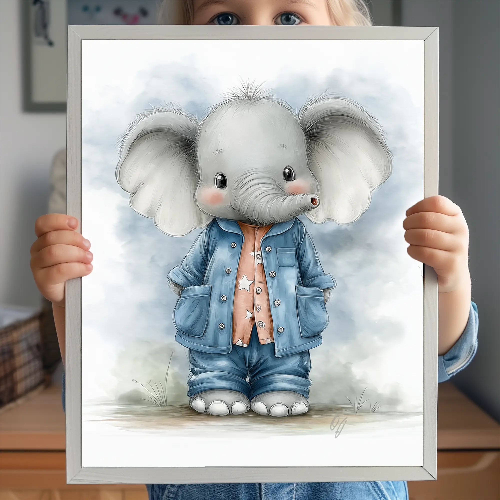 Safari Nursery Prints Set of 3 | Kids & Nursery Wall art | Safari Animal Nursery Decor |  Kids Room Decor | Animal Art | Baby Shower Gift - Image 6