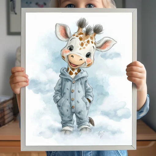Safari Nursery Prints Set of 3 | Kids & Nursery Wall art | Safari Animal Nursery Decor |  Kids Room Decor | Animal Art | Baby Shower Gift - Image 9