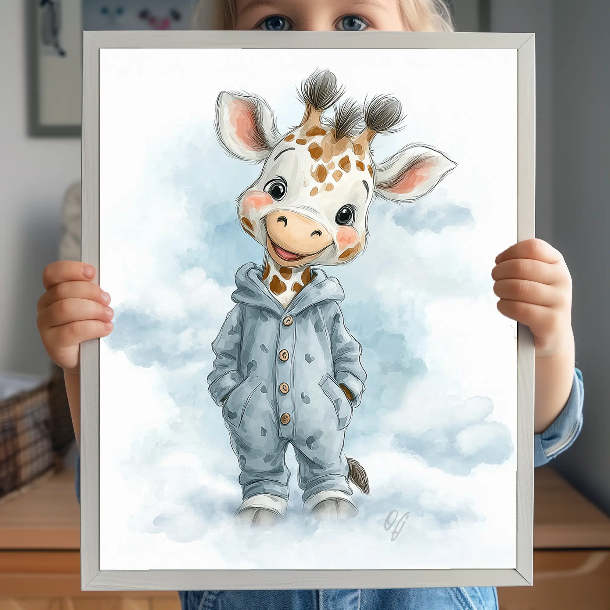 Safari Nursery Prints Set of 3 | Kids & Nursery Wall art | Safari Animal Nursery Decor |  Kids Room Decor | Animal Art | Baby Shower Gift - Image 9