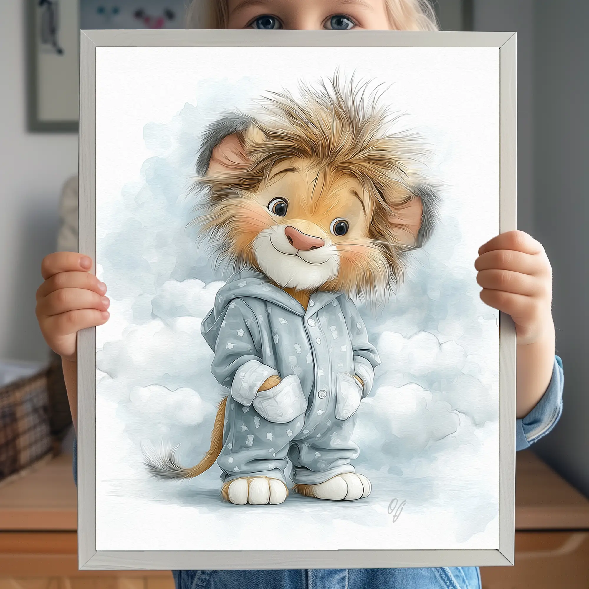 Safari Nursery Prints Set of 3 | Kids & Nursery Wall art | Safari Animal Nursery Decor |  Kids Room Decor | Animal Art | Baby Shower Gift - Image 3