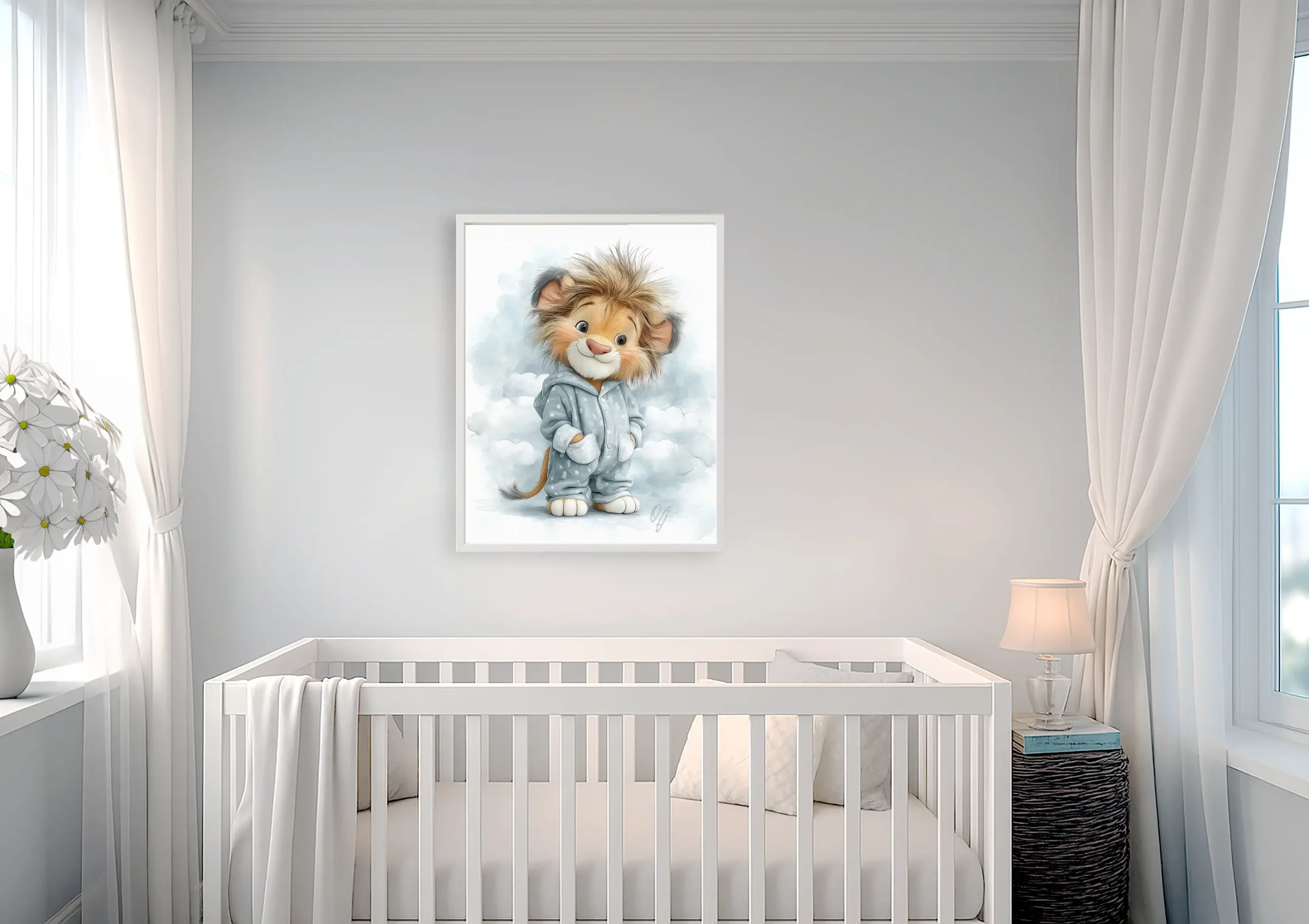 Safari Nursery Prints Set of 3 | Kids & Nursery Wall art | Safari Animal Nursery Decor |  Kids Room Decor | Animal Art | Baby Shower Gift - Image 4