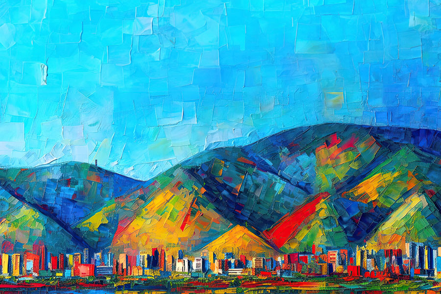 Ávila Mountain fine art canvas print collection by Fotoleo
