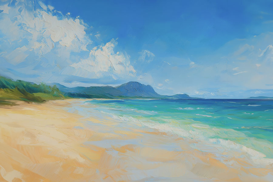 Beach and coastal art fine art canvas print collection by Fotoleo