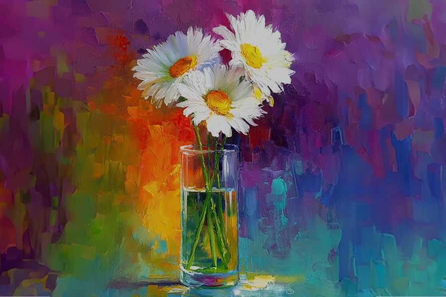 Floral art fine art canvas print collection by Fotoleo