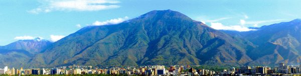 Guardian Ávila panoramic fine art canvas print showing El Ávila mountain overlooking Caracas, Venezuela.